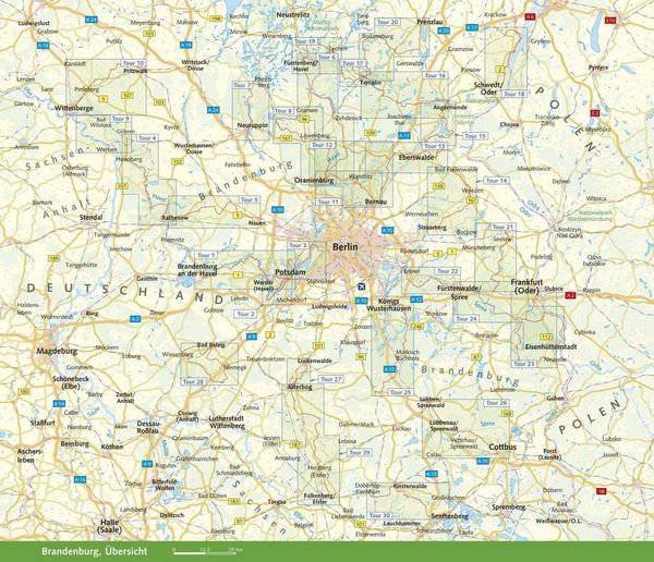 Produktbild: TRESCHER Reisef&uuml;hrer Radtouren in Brandenburg