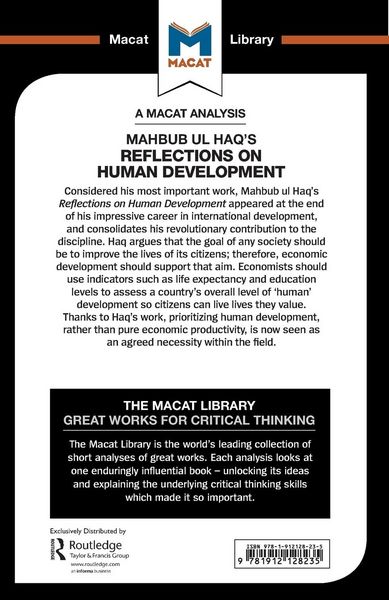 Produktbild: An Analysis of Mahbub ul Haq's Reflections on Human Development