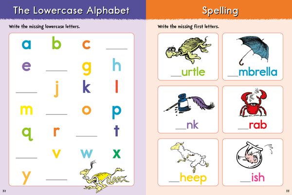 Produktbild: Dr. Seuss Wipe-Clean Workbook: Letters and Numbers