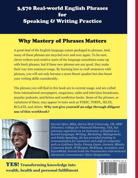 Produktbild: 3,570 Real-world English Phrases for Speaking and Writing Practice - Volume 1