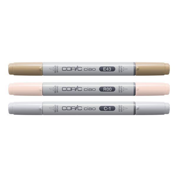 Produktbild: Copic Marker Set Ciao LAYER&MIX Mellow Palette 3 St&uuml;ck Faltschachtel