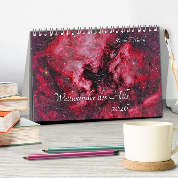 Produktbild: Weltwunder des Alls (Tischkalender 2026 DIN A5 quer), CALVENDO Monatskalender