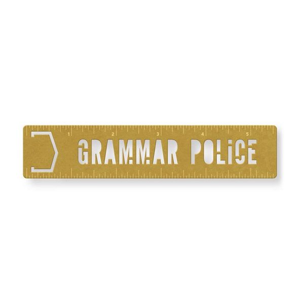 Produktbild: Grammar Police Metal Bookmark Stencil