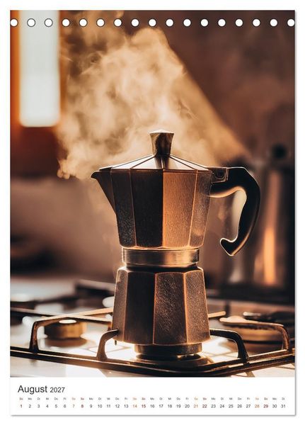 Produktbild: Zeit f&uuml;r Kaffee (Tischkalender 2027 DIN A5 hoch), CALVENDO Monatskalender
