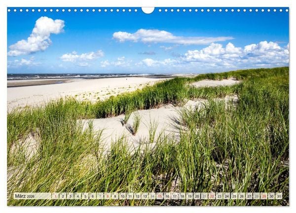 Produktbild: NORDERNEY Bezaubernde Nordseeinsel (Wandkalender 2026 DIN A3 quer), CALVENDO Monatskalender