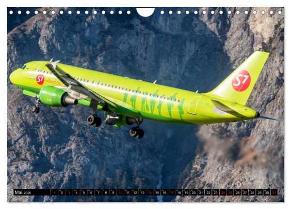Produktbild: Flugzeugkalender (Wandkalender 2026 DIN A4 quer), CALVENDO Monatskalender