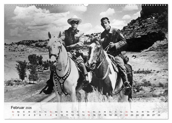 Produktbild: Westernhelden der Kinoleinwand (hochwertiger Premium Wandkalender 2026 DIN A2 quer), Kunstdruck in Hochglanz