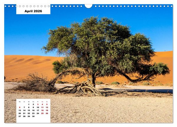 Produktbild: Magische W&uuml;ste - Die Namib (Wandkalender 2026 DIN A3 quer), CALVENDO Monatskalender