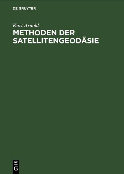 Produktbild: Methoden der Satellitengeod&auml;sie