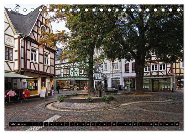 Produktbild: Stadtansichten, Linz am Rhein die bunte Stadt (Tischkalender 2026 DIN A5 quer), CALVENDO Monatskalender