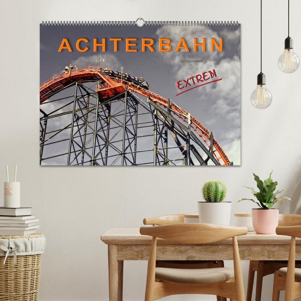 Produktbild: Achterbahn - extrem (Wandkalender 2026 DIN A2 quer), CALVENDO Monatskalender