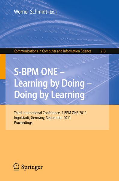 Produktbild: S-BPM ONE - Learning by Doing - Doing by Learning
