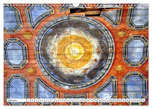 Produktbild: Die Kirche von M&uuml;hlhausen - Ein architektonisches Kleinod in Ostpreu&szlig;en (Wandkalender 2026 DIN A3 quer), CALVENDO Monatskalender