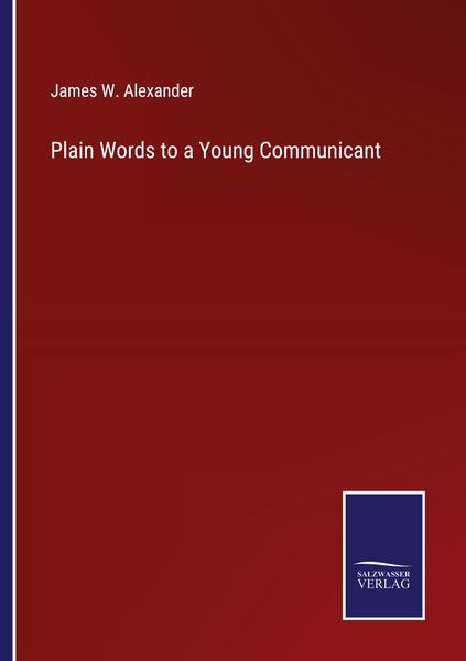 Produktbild: Plain Words to a Young Communicant