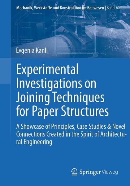 Produktbild: Experimental Investigations on Joining Techniques for Paper Structures