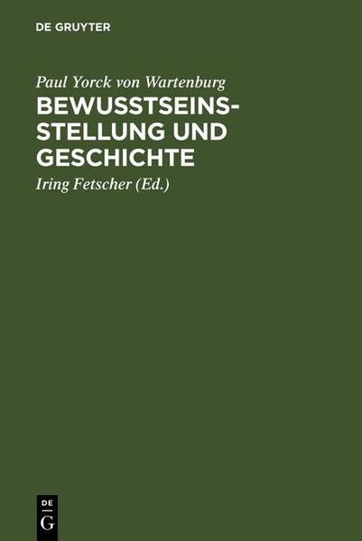 Produktbild: Bewusstseinsstellung und Geschichte