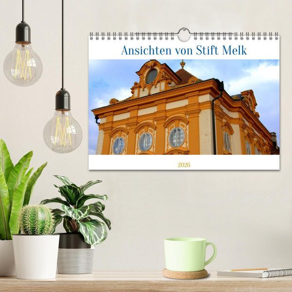 Produktbild: Ansichten vom Stift in Melk (Wandkalender 2026 DIN A4 quer), CALVENDO Monatskalender