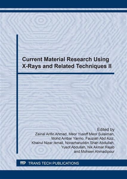 Produktbild: Current Material Research Using X-Rays and Related Techniques II