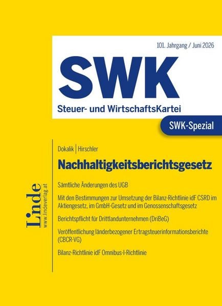Produktbild: SWK-Spezial Nachhaltigkeitsberichtsgesetz