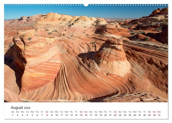 Produktbild: Paria Canyon The Wave (Wall Calendar 2026 DIN A2 landscape), CALVENDO 12 Month Wall Calendar