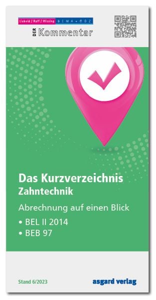 Produktbild: Das Kurzverzeichnis - Zahntechnik