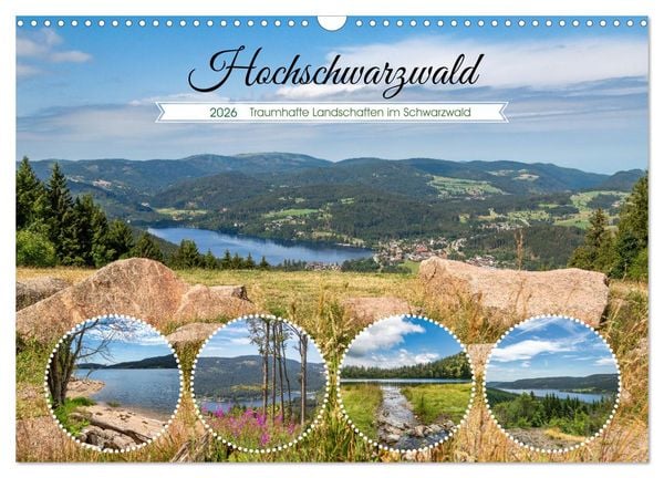 Hochschwarzwald - Traumhafte Landschaften im Schwarzwald (Wandkalender 2026 DIN A3 quer), CALVENDO Monatskalender
