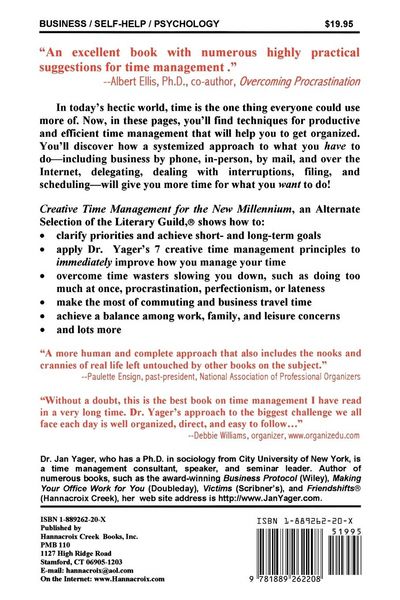 Produktbild: Creative Time Management for the New Millennium