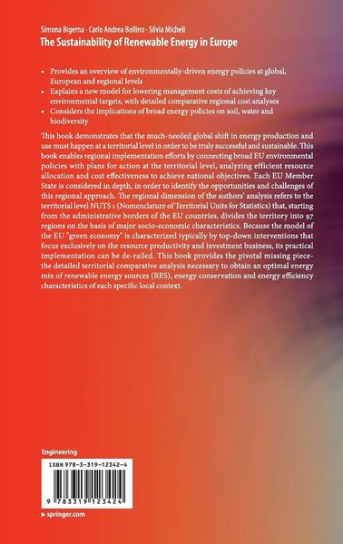Produktbild: The Sustainability of Renewable Energy in Europe