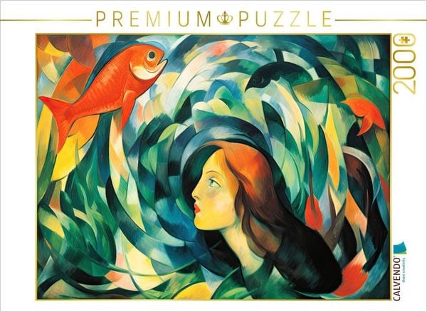 CALVENDO Puzzle Meerjungfrau | 2000 Teile Lege-Größe 90x67cm Foto-Puzzle für glückliche Stunden