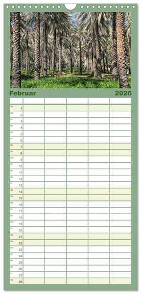 Produktbild: Familienplaner 2026 - Unterwegs im Weihrauchland Oman mit 5 Spalten (Wandkalender, 21 x 45 cm) CALVENDO