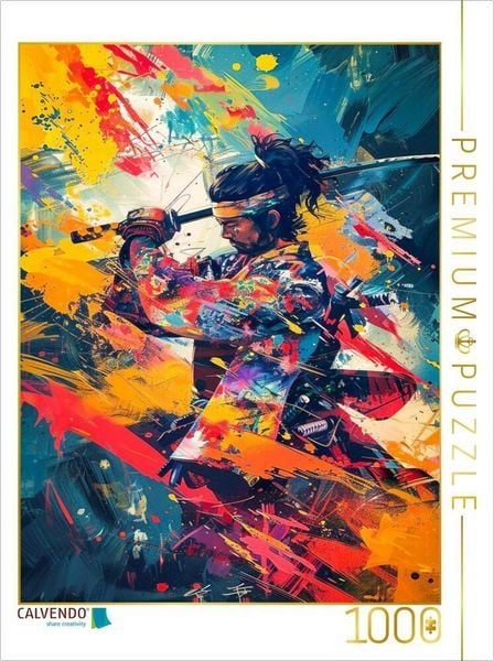 CALVENDO Puzzle Yoroi - Samurai-Rüstung | 1000 Teile Lege-Größe 64 × 48 cm Foto-Puzzle für glückliche Stunden