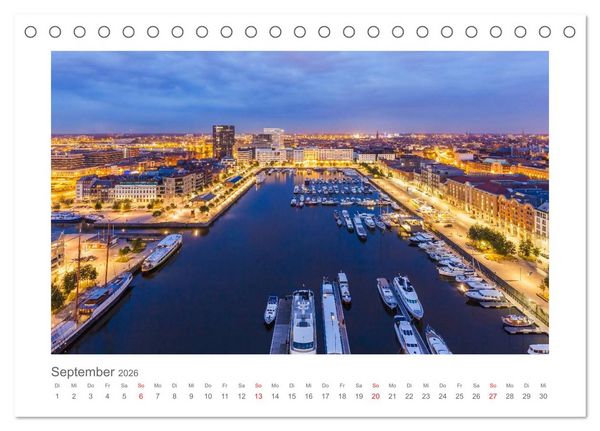 Produktbild: Br&uuml;ssel und Flandern Impressionen (Tischkalender 2026 DIN A5 quer), CALVENDO Monatskalender