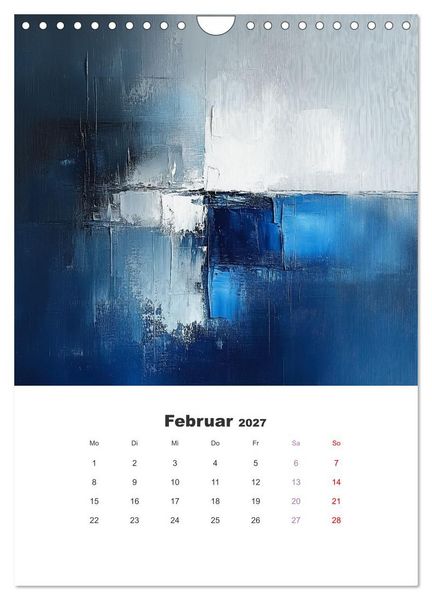 Produktbild: Abstrakte KI-Kunstwerke - Farbenfrohe Kunstmomente f&uuml;r das ganze Jahr (Wandkalender 2027 DIN A4 hoch), CALVENDO Monatskalender