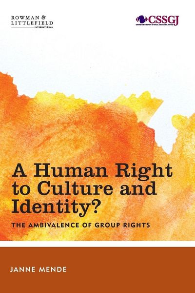 Produktbild: Human Right to Culture and Identity