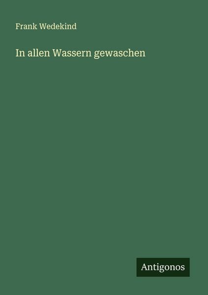 Produktbild: In allen Wassern gewaschen