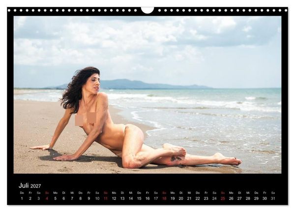 Produktbild: Outdoor Aktkalender 2027 (Wandkalender 2027 DIN A3 quer), CALVENDO Monatskalender