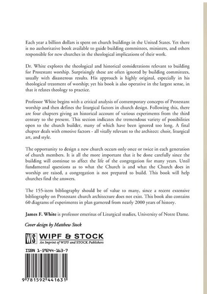 Produktbild: Protestant Worship and Church Architecture