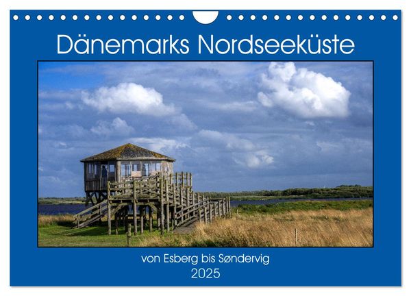 Dänemarks Nordseeküste - von Esbjerg bis Sondervig (Wandkalender 2025 DIN A4 quer), CALVENDO Monatskalender