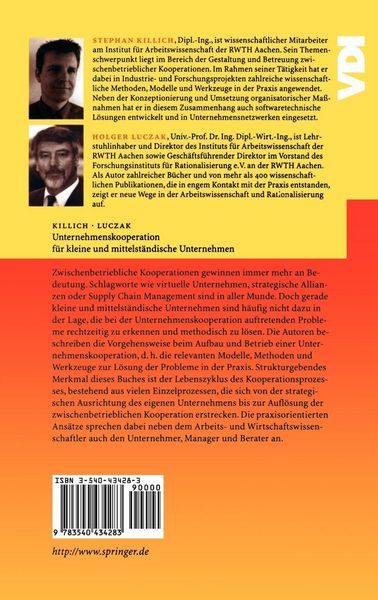 Produktbild: Unternehmenskooperation f&uuml;r kleine und mittelst&auml;ndische Unternehmen