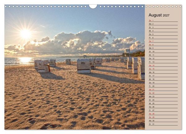 Produktbild: Timmendorfer Strand - Urlaubsimpressionen (Wandkalender 2027 DIN A3 quer), CALVENDO Monatskalender