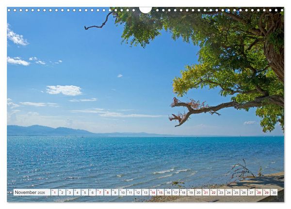 Produktbild: Bodensee - Traumlandschaften am Wasser (Wandkalender 2026 DIN A3 quer), CALVENDO Monatskalender
