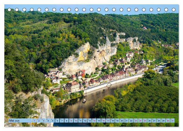 Produktbild: Mystische Dordogne (Tischkalender 2026 DIN A5 quer), CALVENDO Monatskalender