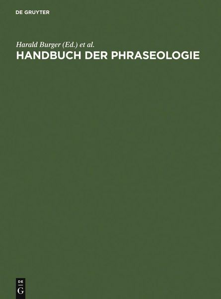Produktbild: Handbuch der Phraseologie