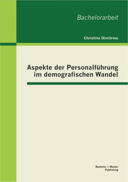 Produktbild: Aspekte der Personalf&uuml;hrung im demografischen Wandel