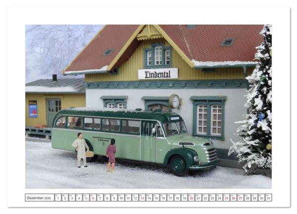 Produktbild: Architektur in Miniatur (hochwertiger Premium Wandkalender 2026 DIN A2 quer), Kunstdruck in Hochglanz