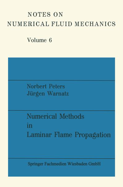 Produktbild: Numerical Methods in Laminar Flame Propagation