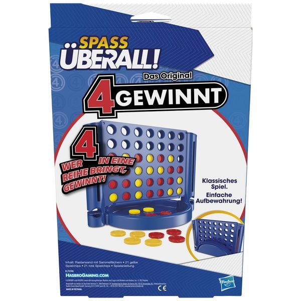 Produktbild: Hasbro F8253GC0 - 4 gewinnt Kompakt