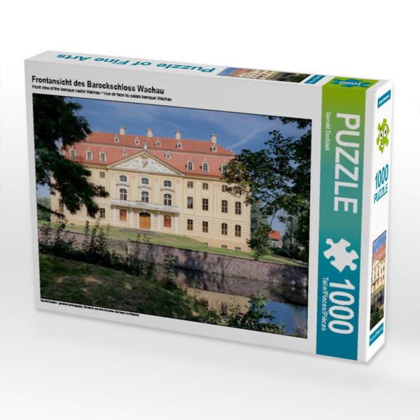 Produktbild: CALVENDO Puzzle Frontansicht des Barockschloss Wachau 1000 Teile Puzzle quer | 1000 Teile Lege-Gr&ouml;&szlig;e 64 &times; 48 cm Foto-Puzzle f&uuml;r gl&uuml;ckliche Stunden