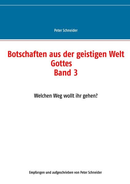 Produktbild: Botschaften aus der geistigen Welt Gottes