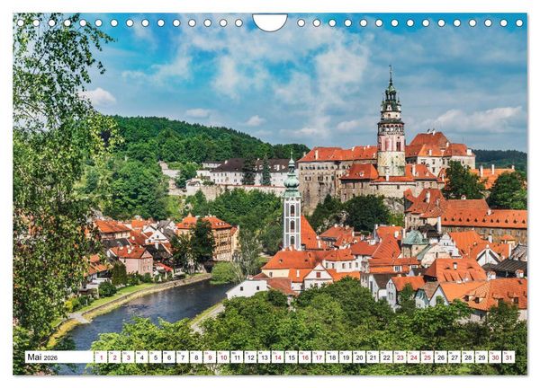 Produktbild: Ein Wochenende in Krumau (Wandkalender 2026 DIN A4 quer), CALVENDO Monatskalender